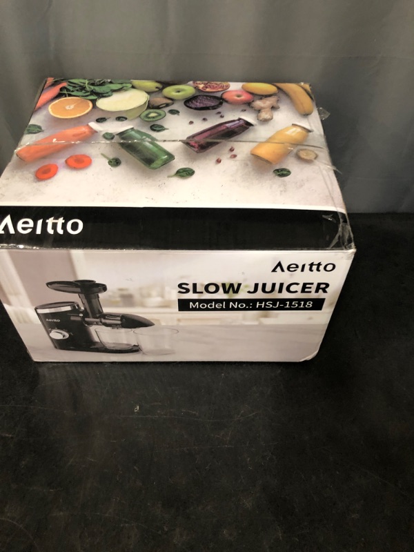 Photo 3 of ****COLOR PINK**** ****COLOR PINK****
Aeitto Juicer Machines, Quiet Motor Juicer, Cold Press Juicer, Masticating Juicer, Celery Juicers, with Triple Modes,Reverse Function,Easy to Clean with Brush, Recipe for Vegetables And Fruits