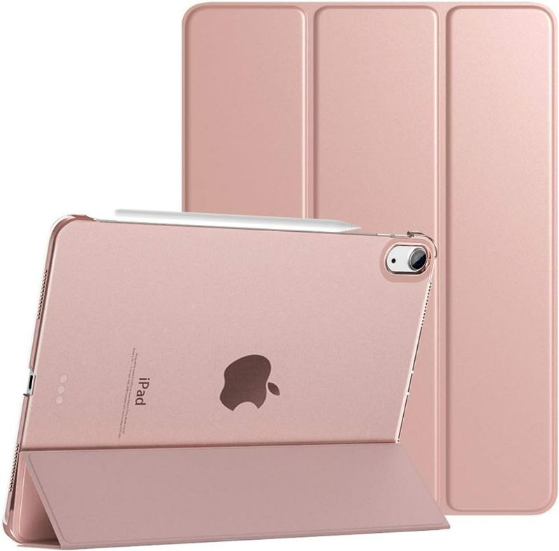 Photo 1 of TiMOVO for iPad Air 11 Inch Case M2 2024, iPad Air 5th Generation 2022/iPad Air 4th Gen 2020 10.9 Inch, Slim Hard Translucent Back Shell Cover Fit iPad Air Case, Support Auto Wake/Sleep, Milky Coffee