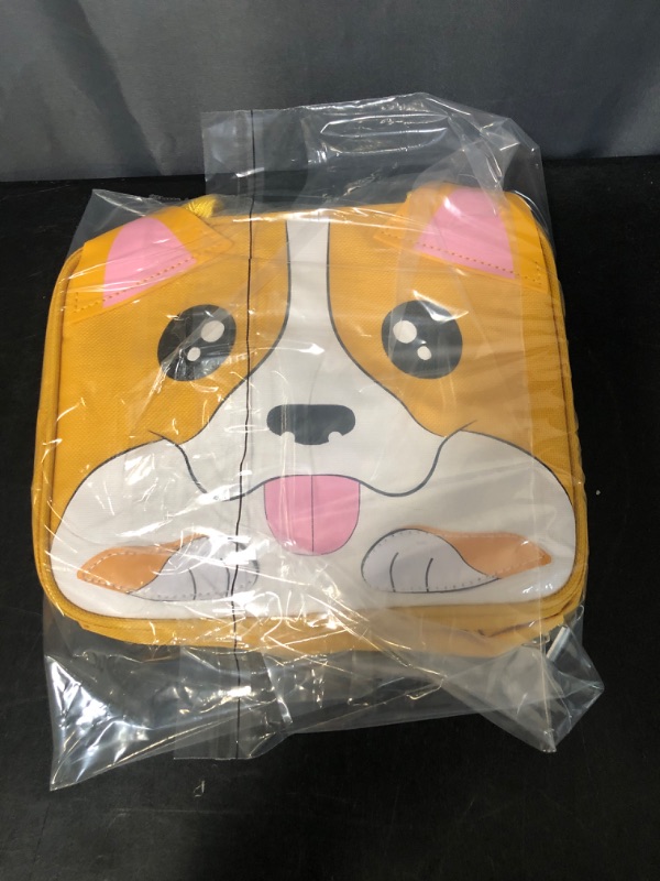 Photo 3 of Insulated Lunch Box Bag for Kids, Reusable Durable Lightweight Lunch Bag for Girls Boys, Keep Food Cold/Warm, Corgi Dog