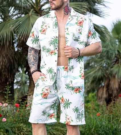 Photo 1 of (XL) Tropical Storm Hawaiian Shirts for Men Short Sleeve Casual Shirts
****SHIRT ONLY****