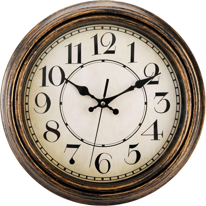 Photo 1 of 12'' Round Classic Wall Clock, Battery Operated