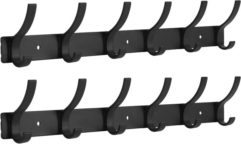 Photo 1 of 2 Pack Coat Rack Wall Mount