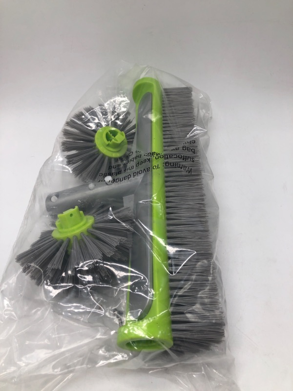 Photo 2 of  Pool Brush Head for Cleaning Pool Walls,Heavy Duty Inground/Above Ground Swimming Pool Round Scrub Brushes with Premium Strong Bristle & Reinforced Aluminium Back,Grey