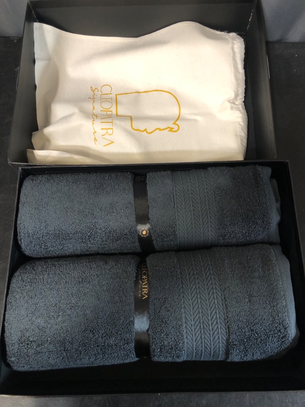 Photo 2 of **** COLOR STONE GREY**** Bath Towels Set - 100% Egyptian Cotton Bath Towel 
SEE COLOR IN SECOND PICTURE