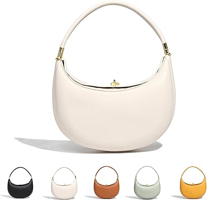 Photo 1 of Crescent Bags for Women Designer Shoulder Bags Underarm Purse,Crescent Shoulder Bag,Dumpling Bag,adjustable Shoulder Strap
***COLOR WHITE***