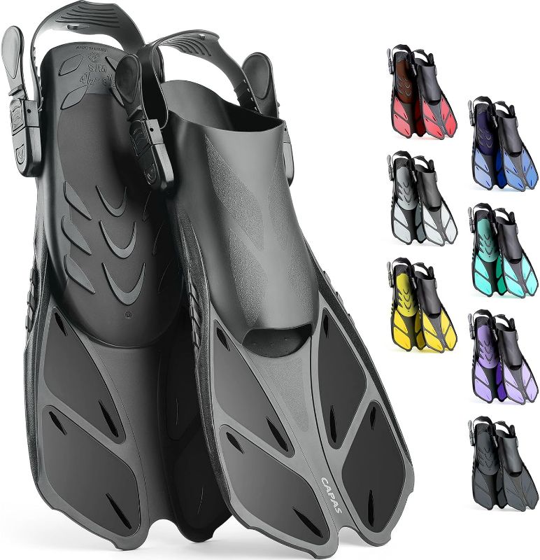 Photo 1 of CAPAS Snorkel Fins  ***SIZE XL 9-13*** ***COLOR BLACK***