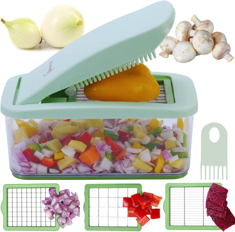 Photo 1 of ** FINAL SALE – SOLD AS IS **  Brieftons QuickPush Food Chopper 2.6 quart container 