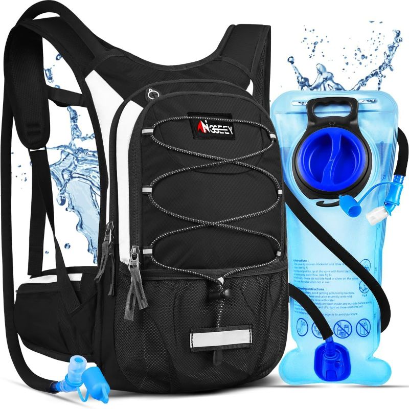 Photo 1 of Hydration Pack, Insulated Hydration Backpack with 2L Hydration Bladder, Hiking Backpack for Men Women Kids, Water Backpack for Hiking, Running, Cycling, Camping