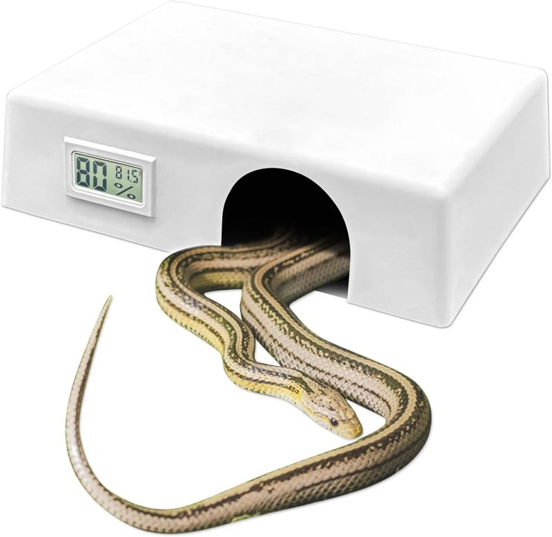 Photo 1 of Large Reptile Hide Box with Front Thermometer/Hygrometer 