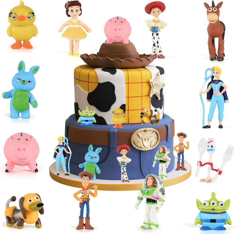 Photo 1 of 12 PCS Story Cake Toppers Figurines