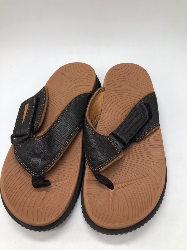 Photo 1 of ***SIZE 8***KuaiLu Mens Orthotic Flip Flops Men's Recovery Walking Sandals Adjustable Thick Athletic Cushion Sport Slides for Man, Water Resistant & Lightweight, Soft Comfort Fit & Arch Support