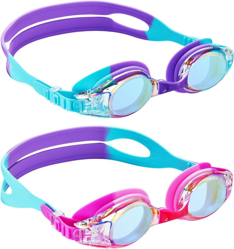 Photo 1 of Aegend Kids Goggles, Swimming Goggles for Kids Age 4-16 Boys and Girls Youth