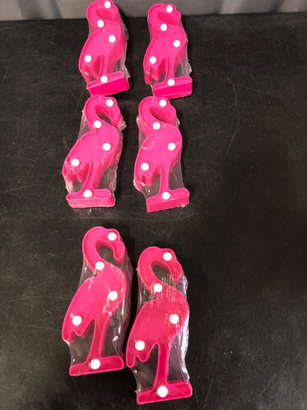 Photo 1 of 6 Pcs Flamingo LED Light