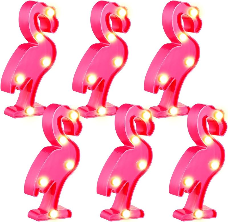 Photo 1 of 6 Pcs Flamingo LED Light