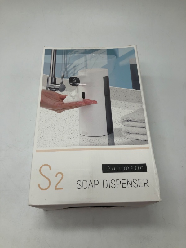 Photo 3 of Soap Dispenser, Touchless Soap Dispenser, 3 Levels Adjustable Touchless Soap Dispenser Bathroom, 10.1OZ/300ml Automatic Soap Dispenser Touchless, USB Rechargeable Black