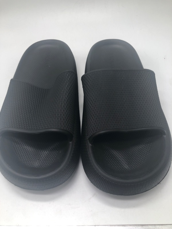 Photo 2 of ***SIZE 7.5-8.5 W/ 6-7 M*** BRONAX Pillow Slippers for Women and Men | House Slides Shower Sandals | Cushioned Thick Sole