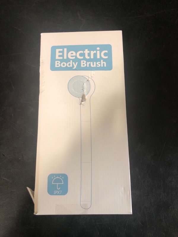 Photo 3 of  Electric Body Brush, Rechargeable Electric Body Scrubber 17in Bath Brush Long Handle for Shower