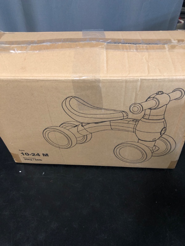 Photo 1 of Baby Balance Bike for 1 Year Old Boys Girls 10-36 Month Toddler Balance Bike, Toddler First Bike, First Birthday Gifts, Baby Walker, Ride On Toys for Boys & Girls, 4 Silence Wheels&Soft Seat
