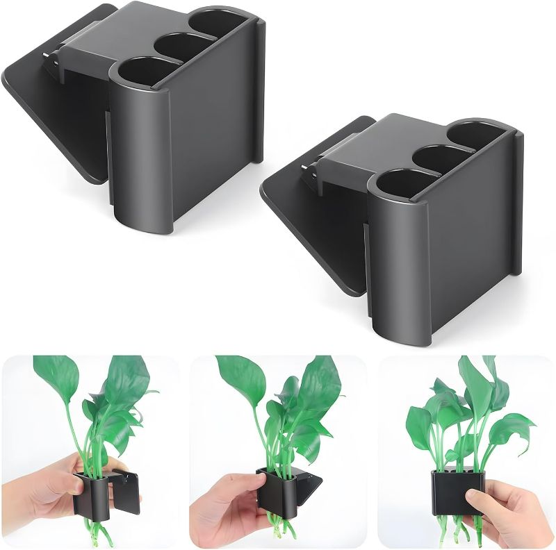 Photo 1 of 2PCS 3-Holes Aquarium Plant Holder for Fish Tank