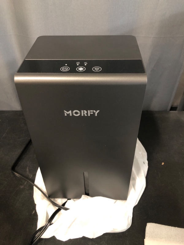 Photo 2 of Dehumidifier, MORFY Upgrade 52OZ Small Dehumidifier for Room Bedroom Bathroom RV with Auto Shut Off and 7 Colors Light