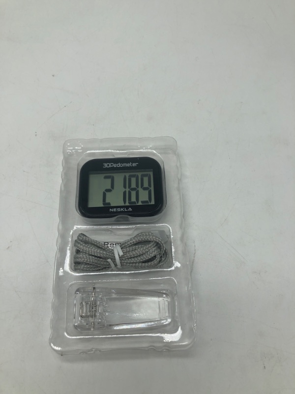 Photo 2 of 3D Pedometer for Walking, Simple Step Counter for Walking with Large Digital Display,