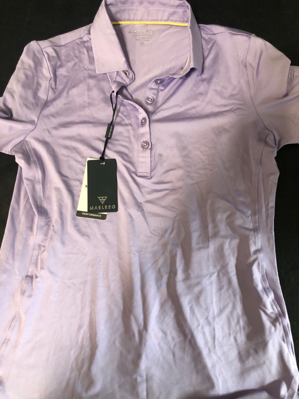 Photo 2 of ***SIZE S*** M MAELREG Womens Golf Shirt Short Sleeve 5 Buttons Quick Dry