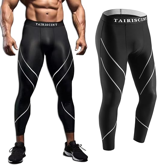 Photo 1 of ***SIZE L*** Men's Compression Sweatpants Pocket Quick Dry Workout Leggings Running Base Layer Yoga Pants