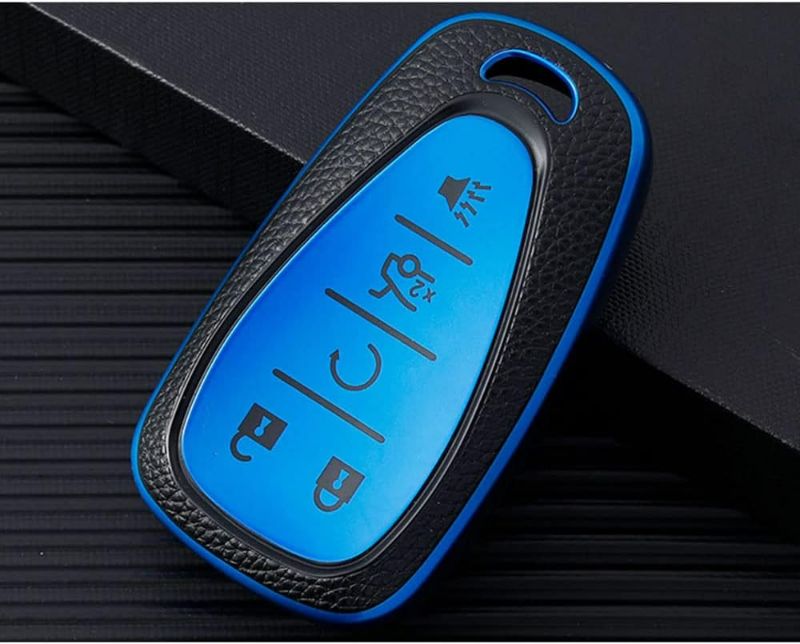 Photo 1 of Car Key Case for Chevrolet Cruze Traverse Sonic Volt Bolt Equinox Malibu Camaro, TPU Car Key Cover Keychain