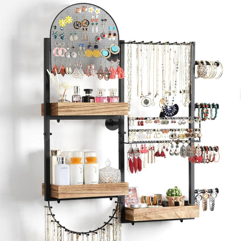 Photo 1 of  Jewelry Organizer Wall Mount Hanging Jewelry Organizer Large Jewelry Organizer 