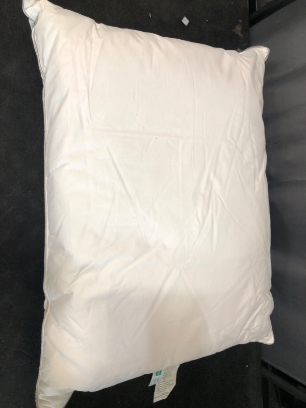 Photo 2 of ***ONE PILLOW*** Microfiber Sleeping Bed Pillow Medium Density for Back, Side Skeepers - Microfiber Fill, Cotton Cover - [Oeko- TEX Certified]