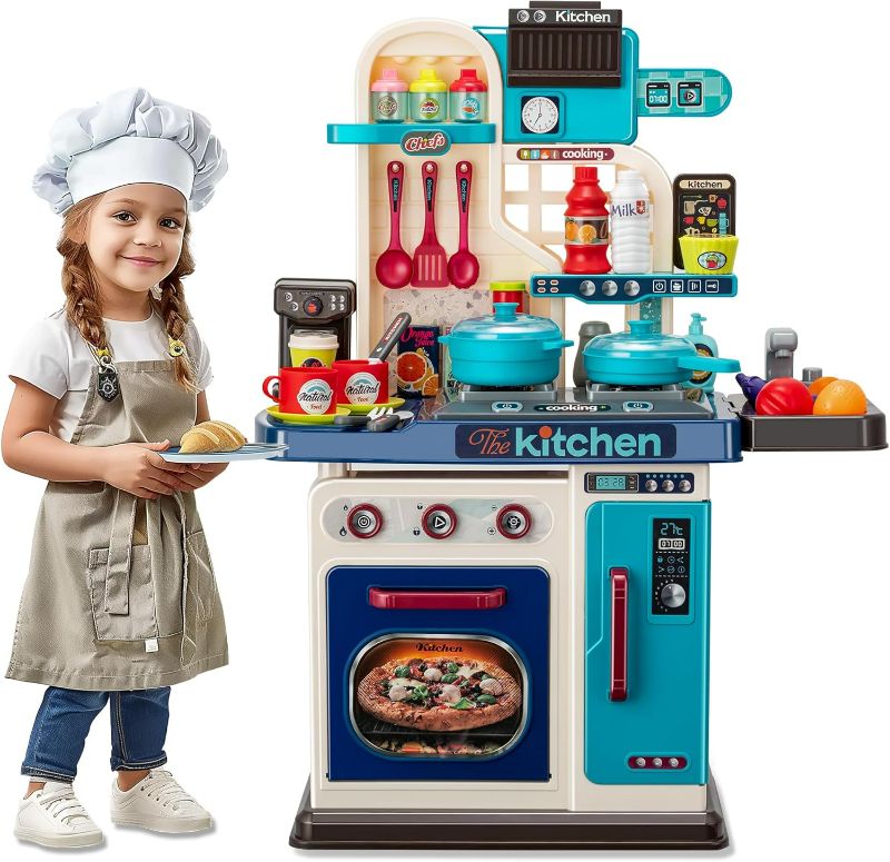 Photo 1 of Kids Kitchen Playset-53pcs Cooking Stove