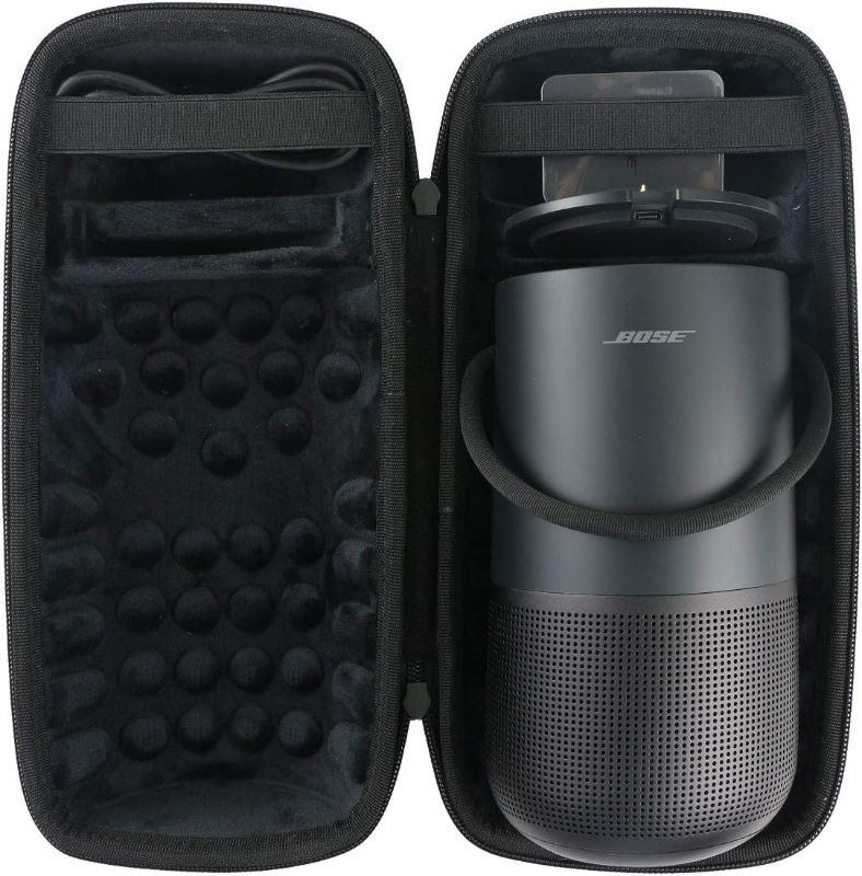 Photo 1 of khanka Hard Travel Case for Bose Portable Smart/Home Speaker (Triple Black)