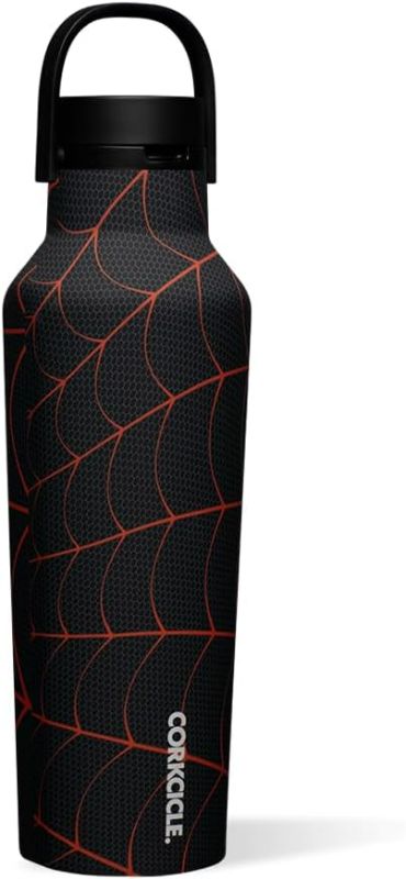 Photo 1 of Corkcicle Marvel Spiderman Miles Morales, 20 oz Insulated Water Bottle, Metal Stainless Steel, BPA Free