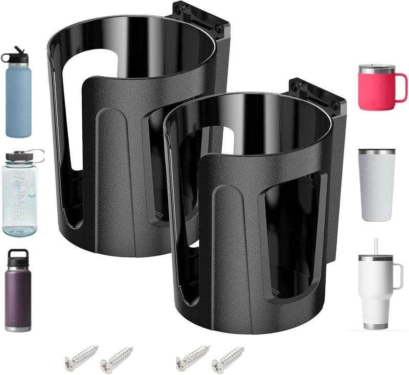 Photo 1 of 2PCS Large Cup Holder, Universal Drink Holder for Almost Any Size Bottle, Mug or Can