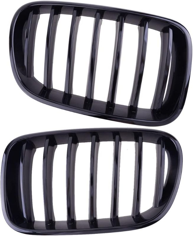 Photo 1 of 2Pcs Gloss Black Front Bumper Kidney Grille Grill Fit for BMW F25 X3 2011-2014