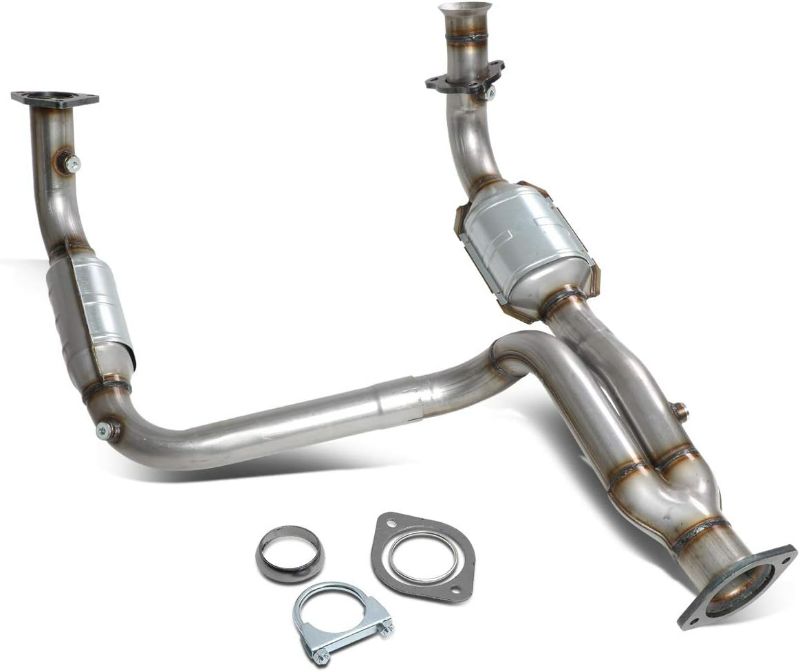 Photo 1 of  Factory Style Catalytic Converter Exhaust Y-Pipe ReplacementCompatible with 02-05 Escalade Avalanche 1500 4.3 4.8 5.3L, OEM-CONV-001