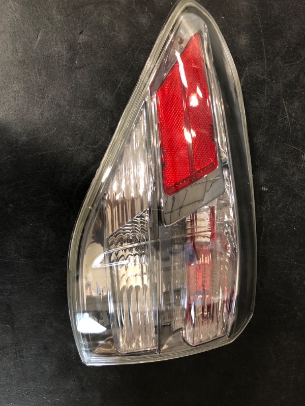 Photo 2 of For Lexus RX350 2010 2011 2012 LED Outer Tail Light Rear Light Rear Brake Lamp Assembly Chrome Housing Clear Lens Left Driver Side LH