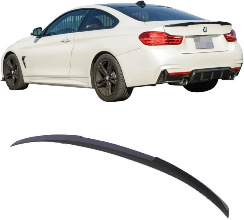 Photo 1 of 2014-2020 Glossy Black Rear Trunk Duckbill Spoiler Wing for BMW 4 Series F32 Coupe 2 Door Model 420i 428i 430i 435i 440i xDrive 2015 2016 2017 2018 2019