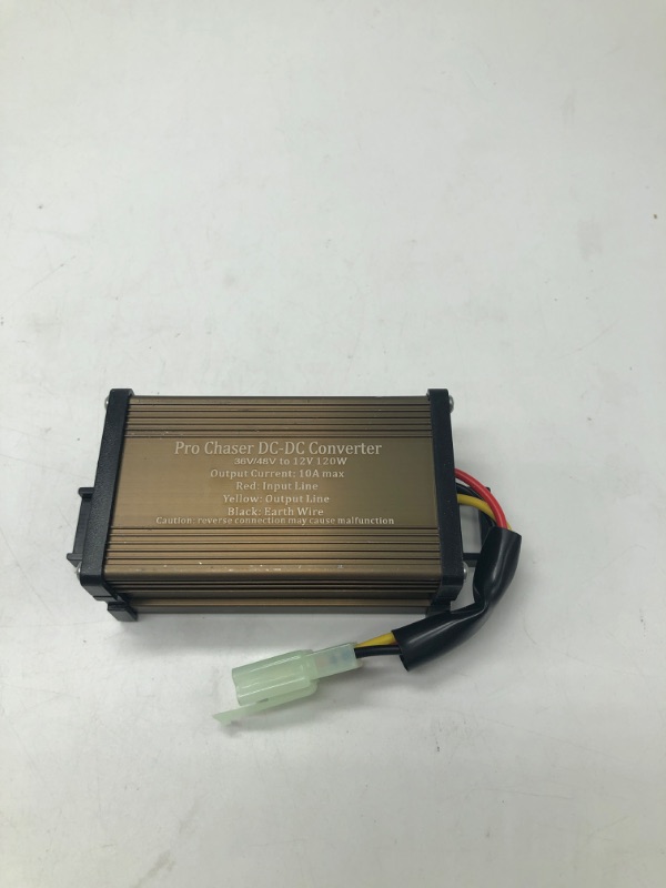 Photo 2 of Pro Chaser DC-DC Golf Carts RVs 48V 36V Volt Voltage to 12V Step Down Voltage Reducer Regulator for Headlights Taillights Solar Panels (10A 120W)