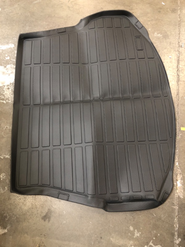 Photo 2 of  Cargo Mat Custom Fit for 2013-2018 Toyota RAV4(NOT fit Electric or Hybrid Models) Accessories All Weather Cargo Liner Rear Trunk Liner Black Non-Slip