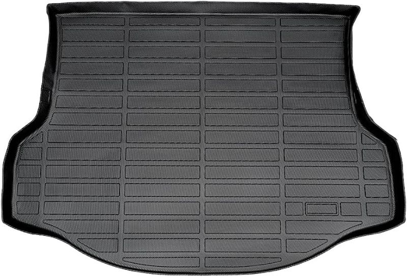 Photo 1 of  Cargo Mat Custom Fit for 2013-2018 Toyota RAV4(NOT fit Electric or Hybrid Models) Accessories All Weather Cargo Liner Rear Trunk Liner Black Non-Slip