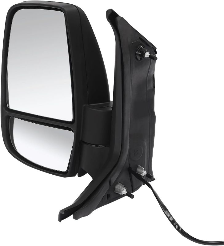 Photo 1 of Door Mirror For Ford Transit 150 250 350 350 2014-2022 Left and Right Side Car Door Mirror Replacement for 2014-2022 Ford Transit 150 250 350 350 (Left)