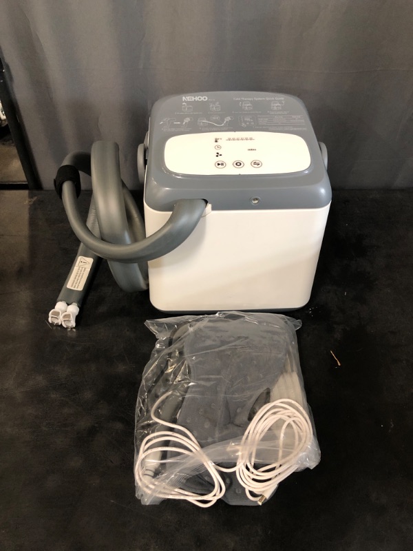 Photo 2 of Cold Therapy System, Programable Ice Therapy Machine, Post-Surgery Continuous Cryotherapy Cold Pack, Universal Pad for Knee, Ankle, Cervical, Back, Leg and Hip