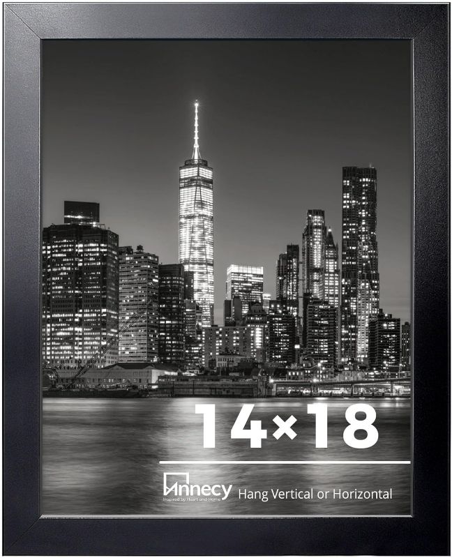 Photo 1 of Annecy 14x18 Picture Frame Black 1 Pack , 14 x 18