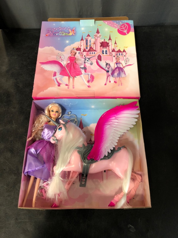 Photo 1 of Bettina Princess Doll W/ Color Changing Unicorn 