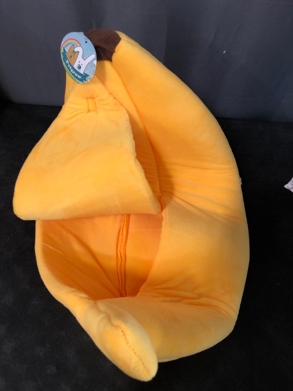 Photo 2 of Petgrow · Cute Banana Cat Bed House Large Size,