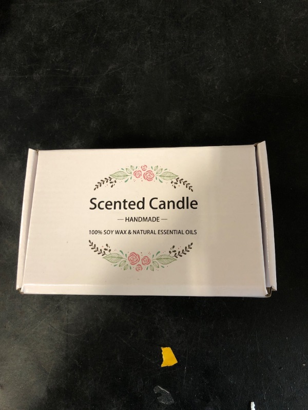 Photo 3 of Scented Soy Aromatherapy Candles Gifts for Women, 2×5.3Oz Long Lasting Candles, Premium Body Relax & Stress Relief Candles ( Vanilla & Gardenia )