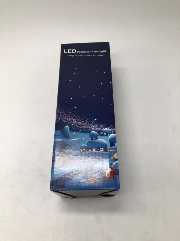 Photo 2 of LED Projector Flashlight W/ 13 different Holiday Slides 