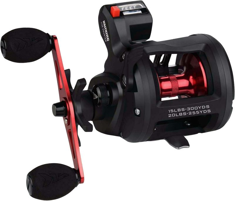 Photo 1 of KastKing ReKon Round Baitcasting Fishing Reel, Saltwater Inshore Surf Trolling Reel, Up to 30LBS Powerful Max Drag