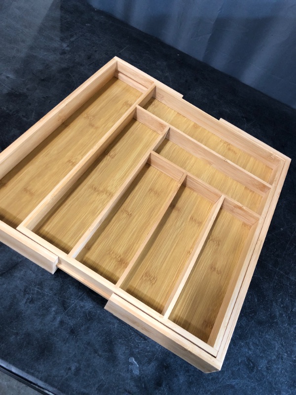 Photo 2 of Home-it Expandable Cutlery Drawer - made for Utensil Organizer - Flatware Dividers Kitchen Holder
